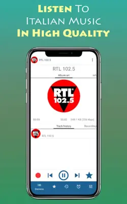 Radio Italienne android App screenshot 1