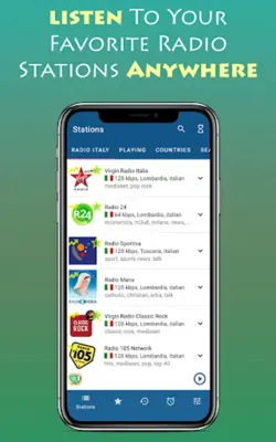 Radio Italienne android App screenshot 4